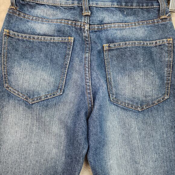 Lee Dungarees Women Jeans 26x28 Relaxed Bootcut Western Cowboy Style Faded Denim - Picture 4 of 10